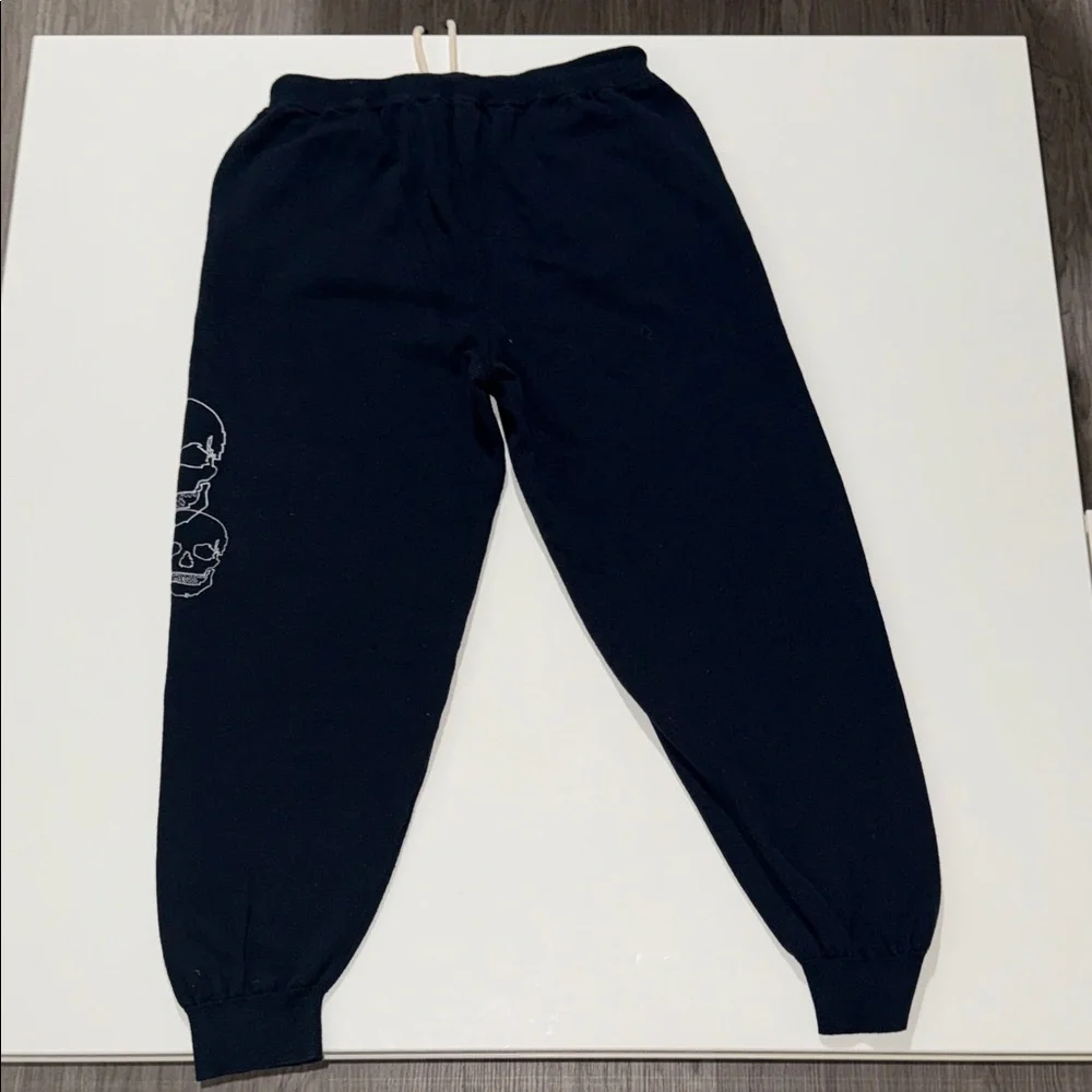 360 Cashmere Kids Black Joggers with Skull Design Women’s Size L